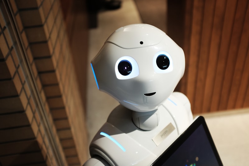 AI voice assistant in a small business office setting
